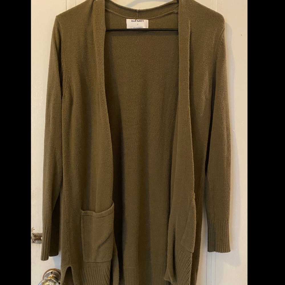 Olive Old Navy Cardigan